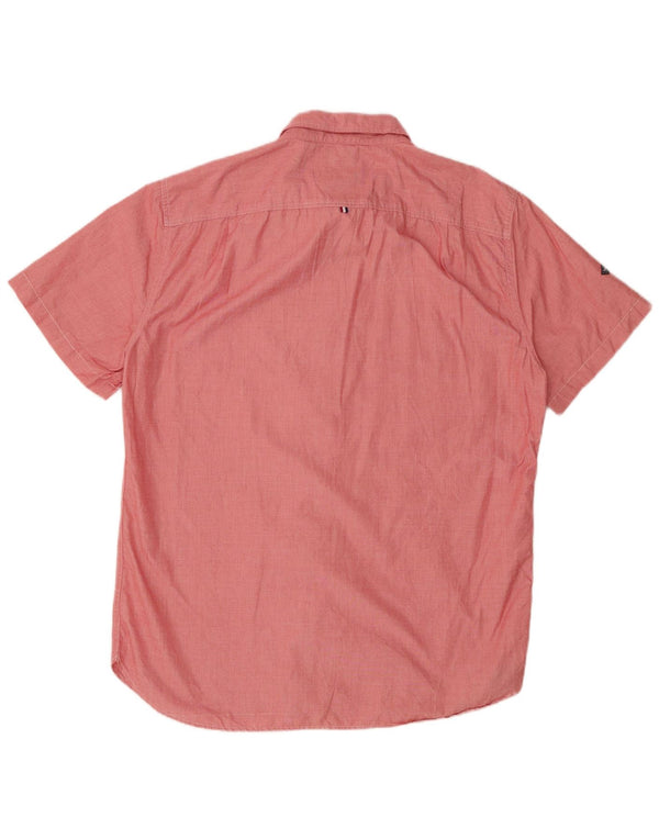 SUPERDRY Chemise à manches courtes classique moderne pour homme 2XL Rouge Coton