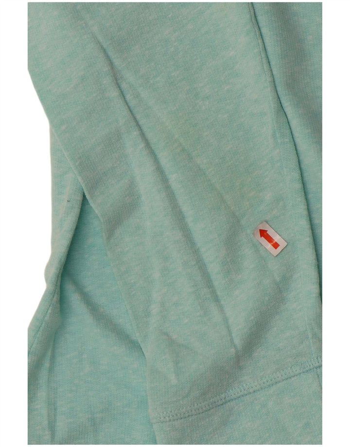 MARKS & SPENCER Sweat-shirt pour femme en coton moucheté bleu moyen UK 42