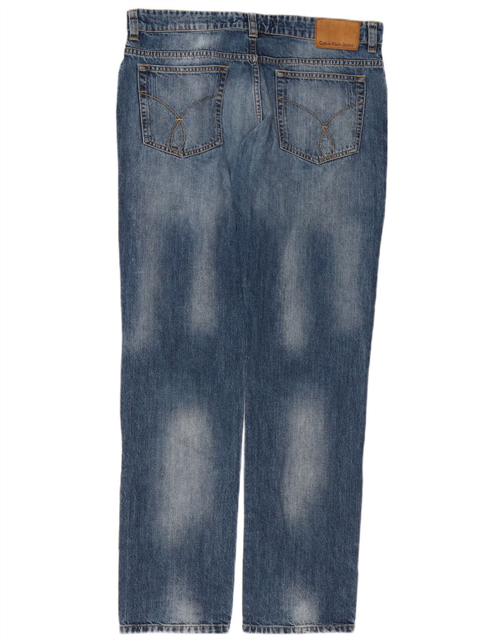 Calvin Klein Jean droit homme W32 L32 bleu coton