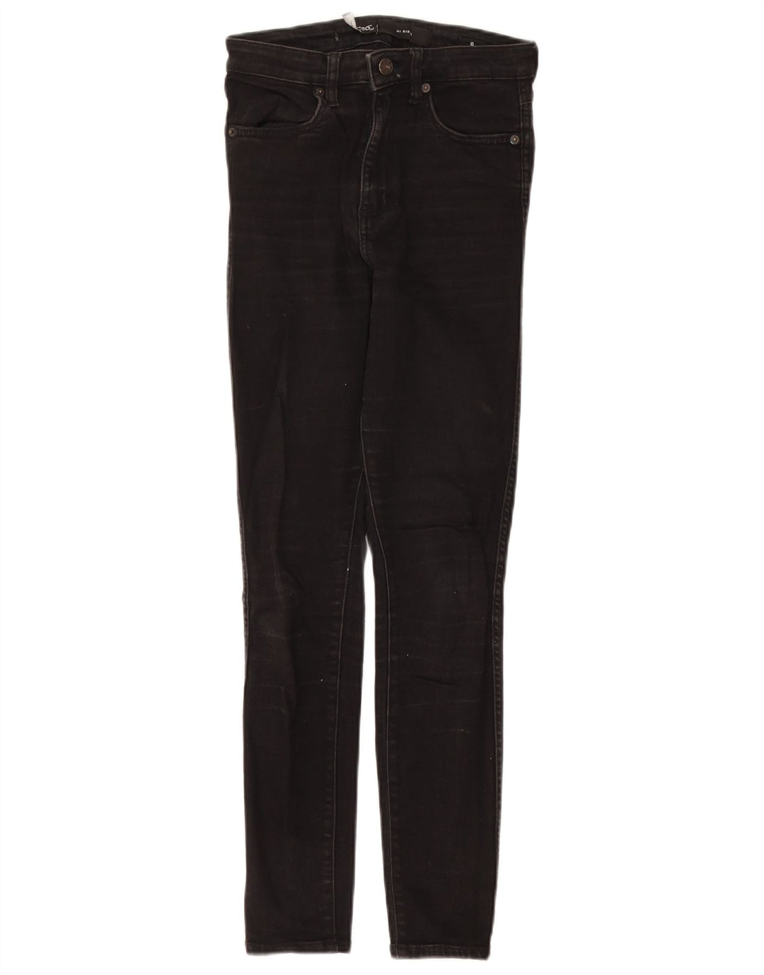 LEE Jean skinny taille haute Riders pour femme US 9 Medium W24 L27 en coton noir