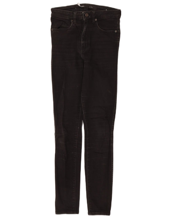 LEE Jean skinny taille haute Riders pour femme US 9 Medium W24 L27 en coton noir