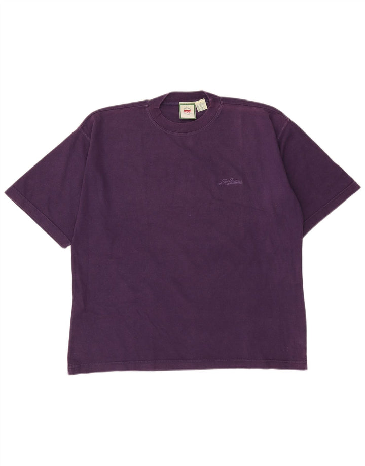 Levi's T-Shirt Homme Violet Moyen Coton