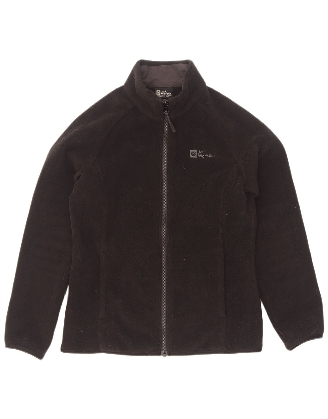 Jack Wolfskin Veste polaire doublée pour femme UK 8/10 Small Noir Polyester