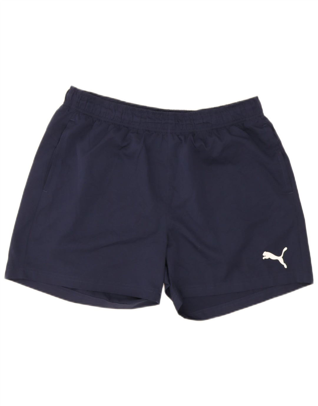 Puma Short de Sport Homme XL Bleu Marine Polyester
