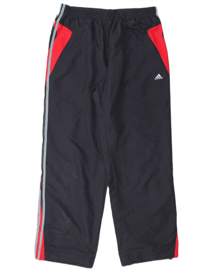 Adidas Pantalon de survêtement Climacool pour homme Large Noir Colorblock Polyester