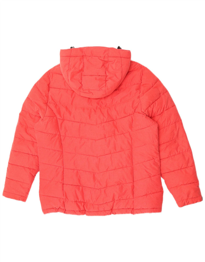 Killtec Veste matelassée surdimensionnée à capuche pour femme UK 18 XL Rouge Polyester