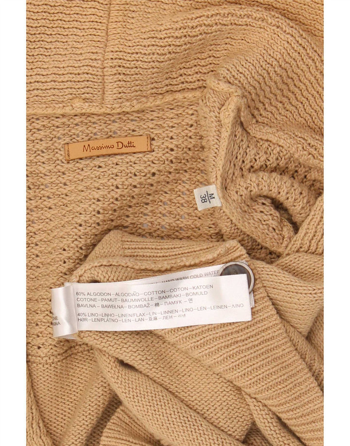 Massimo Dutti Pull Cardigan Homme Beige Moyen Coton