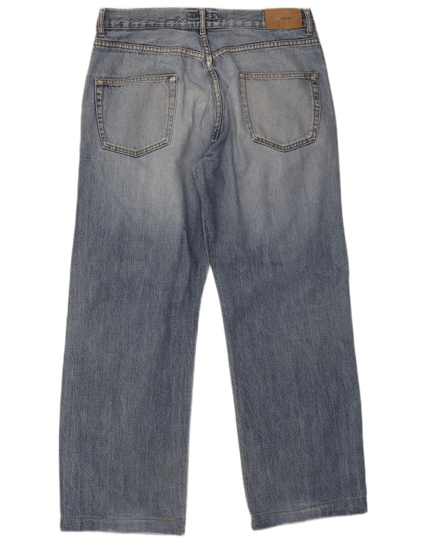 Zara Jean droit homme EU 46 XL W36 L29 bleu coton