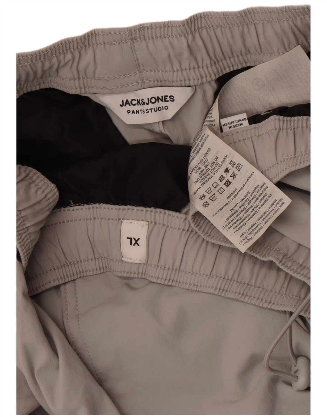 Jack & Jones Pantalon De Survêtement Cargo XL Gris Nylon Homme