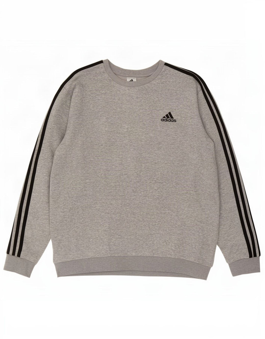 Adidas Sweatshirt Jumper XL Gris Moucheté Coton