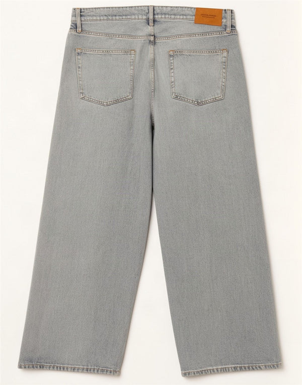 Jack & Jones Mens Dave Wide Leg Jeans W33 L30 Bleu Coton