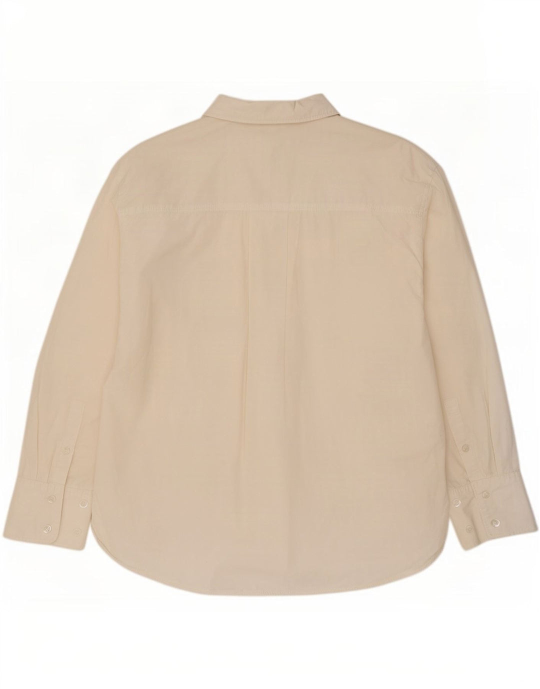 Zara Chemise surdimensionnée pour femme UK 14 Coton blanc moyen