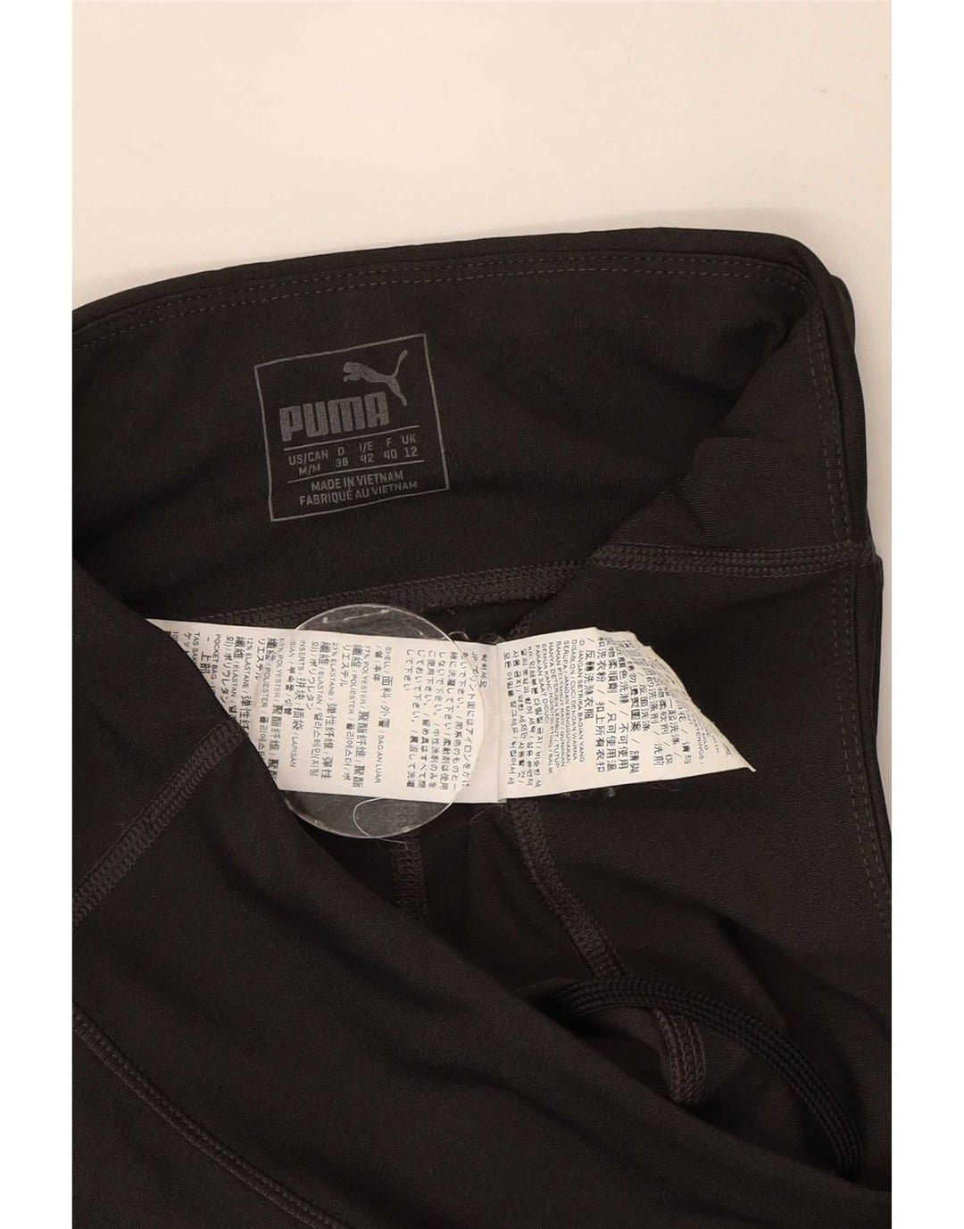 Puma Leggings Femme UK 42 Medium Noir Polyester