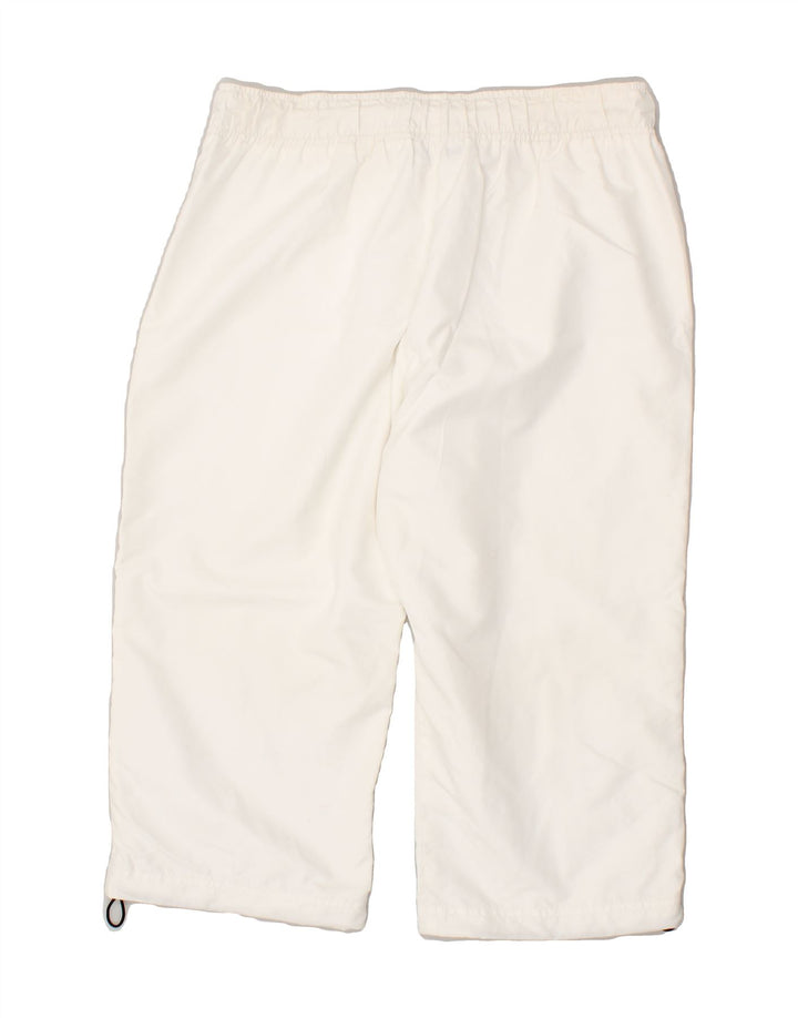 KAPPA Mens Graphic Bermuda Sport Shorts Medium White Polyester | Vintage Kappa | Thrift | Second-Hand Kappa | Used Clothing | Messina Hembry 