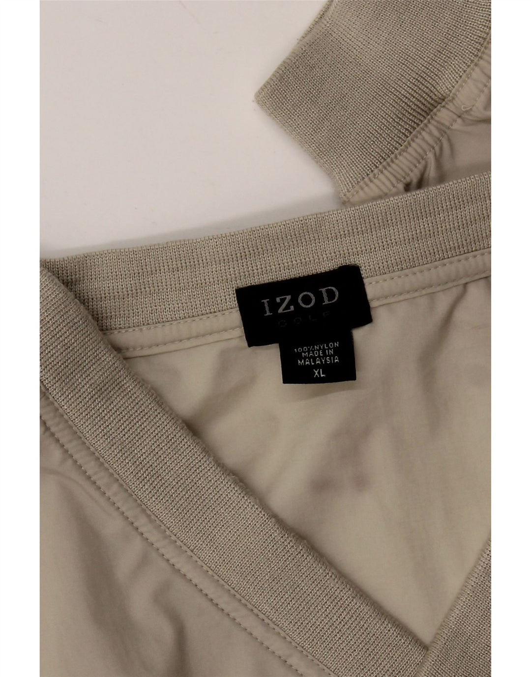 Izod Homme Coupe Ample Pull Survêtement Haut XL Gris Nylon