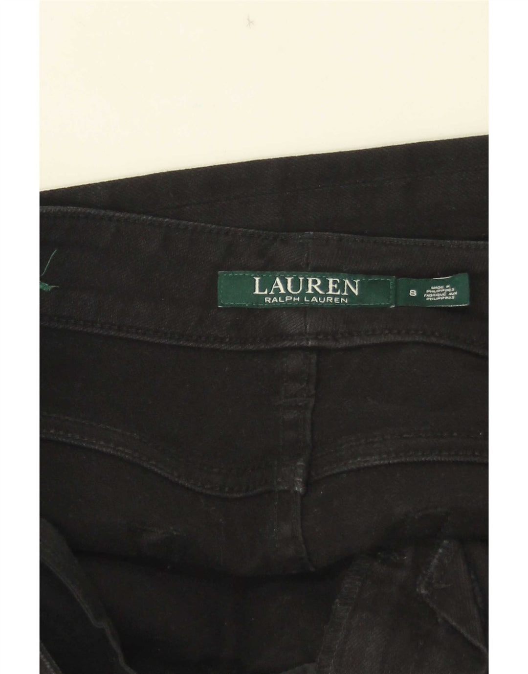 Ralph Lauren Jean slim pour femme US 8 Medium W33 L31 Coton noir