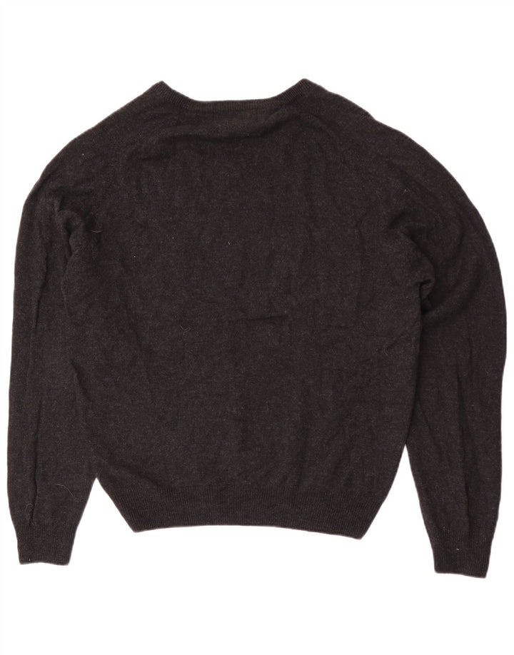 Marks & Spencer Pull coupe classique à col en V pour homme en laine grise