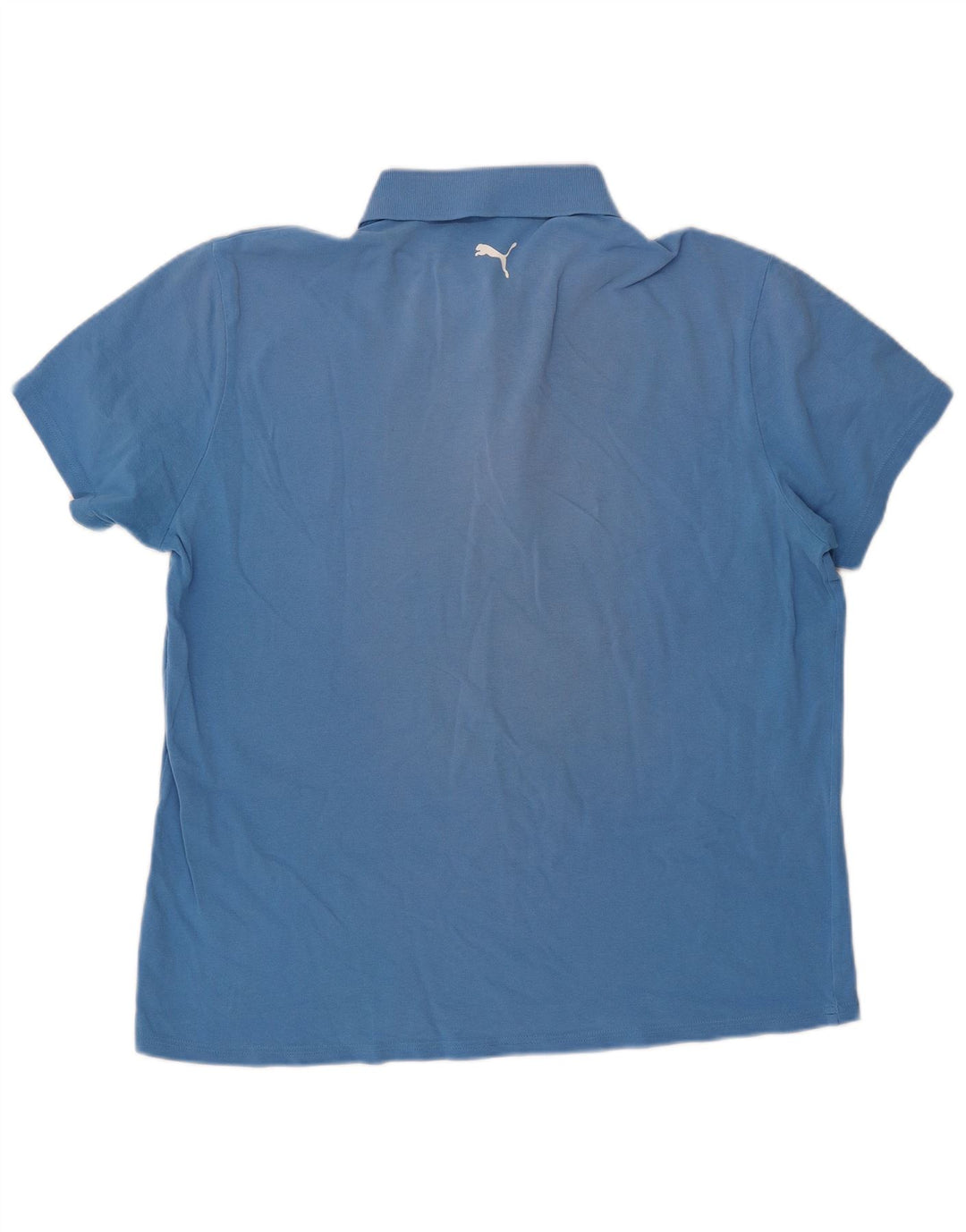 PUMA Polo Homme XL Bleu Coton