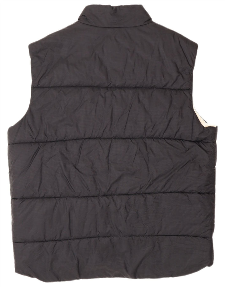 North Sails Gilet rembourré réversible pour homme UK 42 XL Noir Polyamide