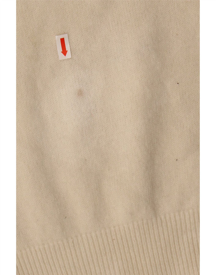 Hackett Pull Col V Homme Laine Beige Moyen