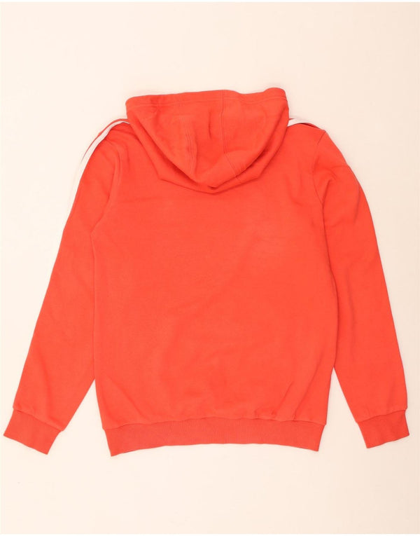 Adidas Pull à capuche garçon 15-16 ans Orange Colourblock Coton