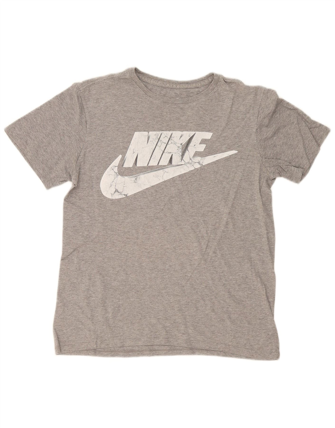 Nike T-shirt graphique coupe athlétique pour homme, petit, gris moucheté