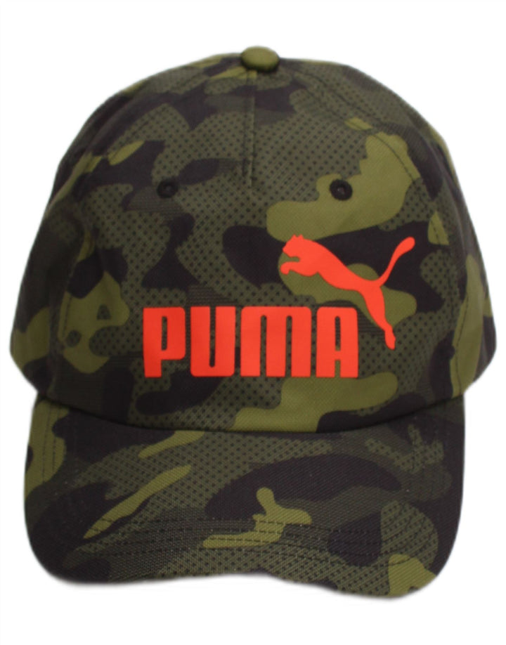 Puma Casquette de baseball graphique pour garçon, taille unique, vert, polyester
