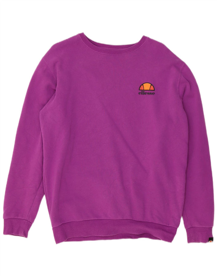 Ellesse Sweat-shirt en coton violet moyen pour homme