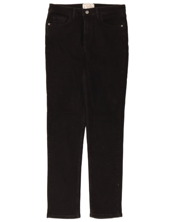 Fat Face Jeans Sway Slim pour femme UK 12 Medium W30 L30 Noir Coton