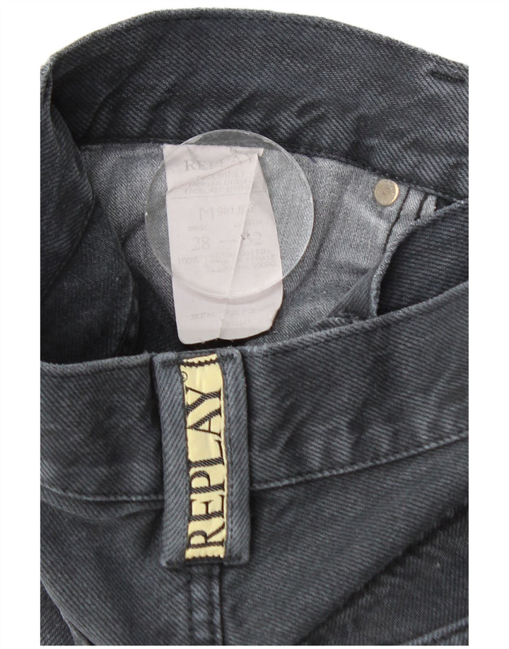 Replay Jean droit homme W28 L32 gris coton