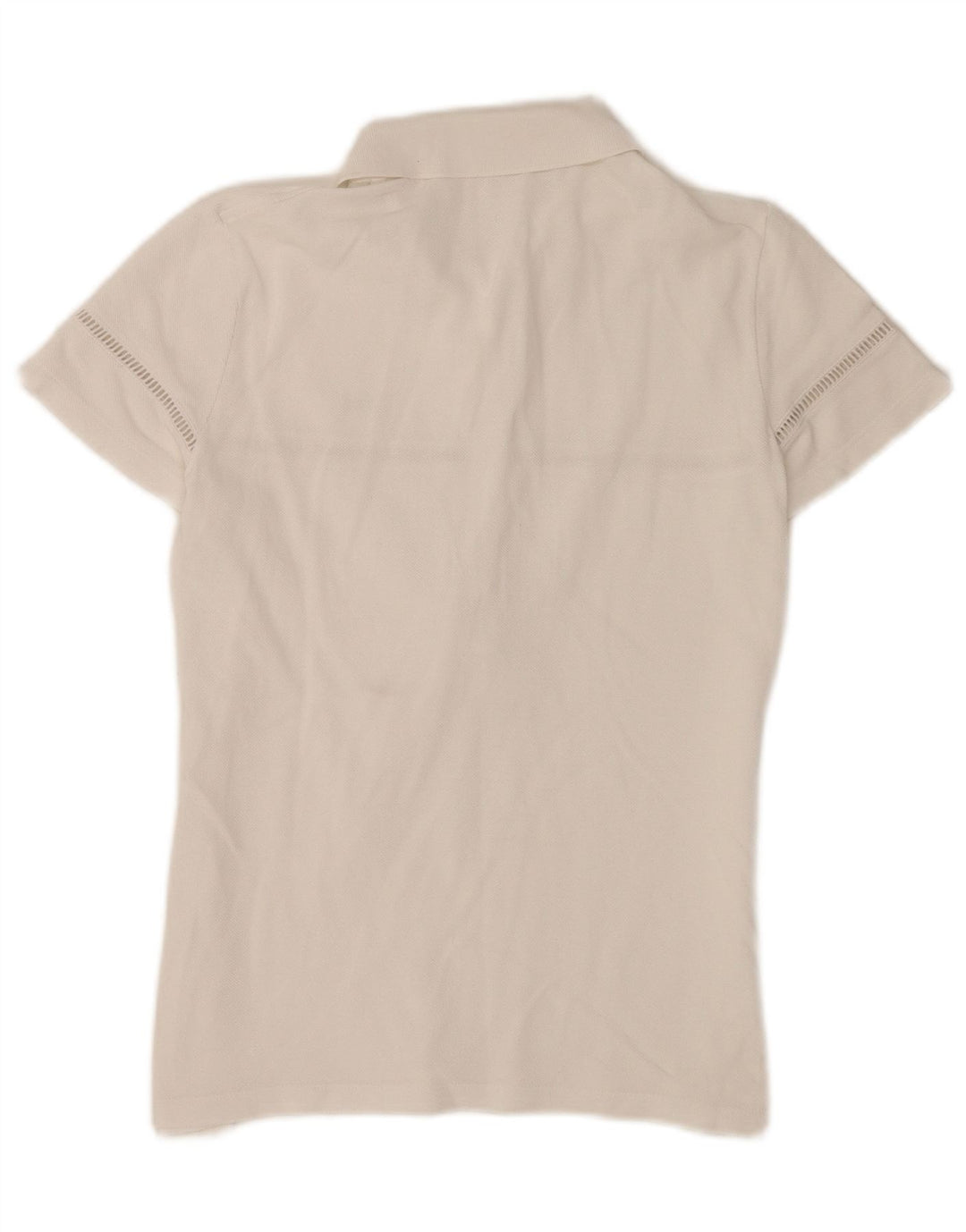 Lacoste Polo régulier pour femme Taille 40 Blanc moyen