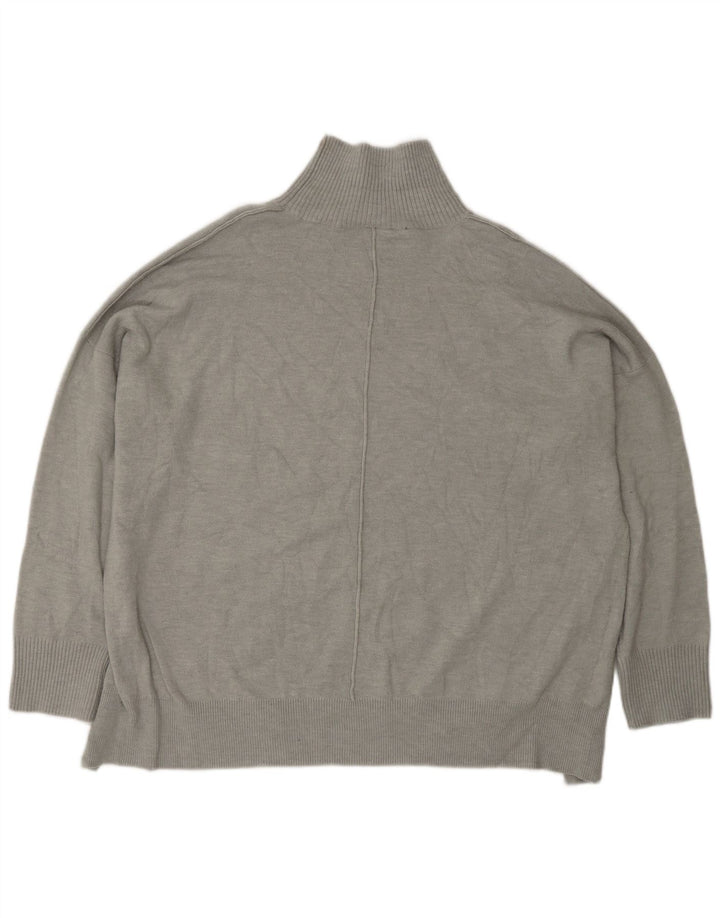 French Connection Pull col roulé pour femme Gris moyen UK 14