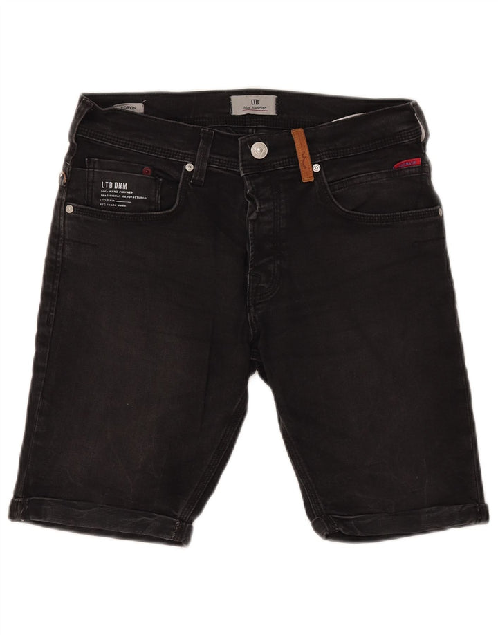 LTB Short en Jean Homme Petit W28 Coton Noir