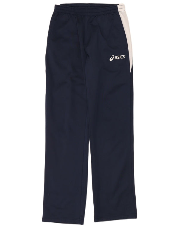 Asics Pantalon de Survêtement Garçon 13-14 ans Bleu Marine Colourblock Polyester