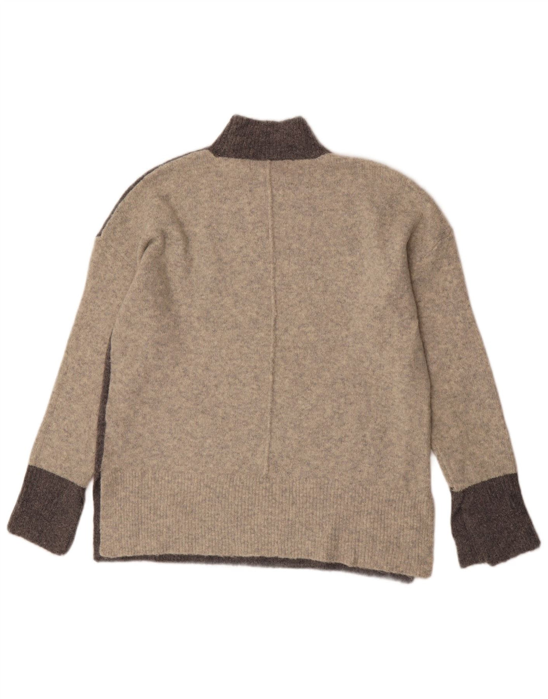 Marks & Spencer Pull col roulé pour femme Gris moyen UK 14