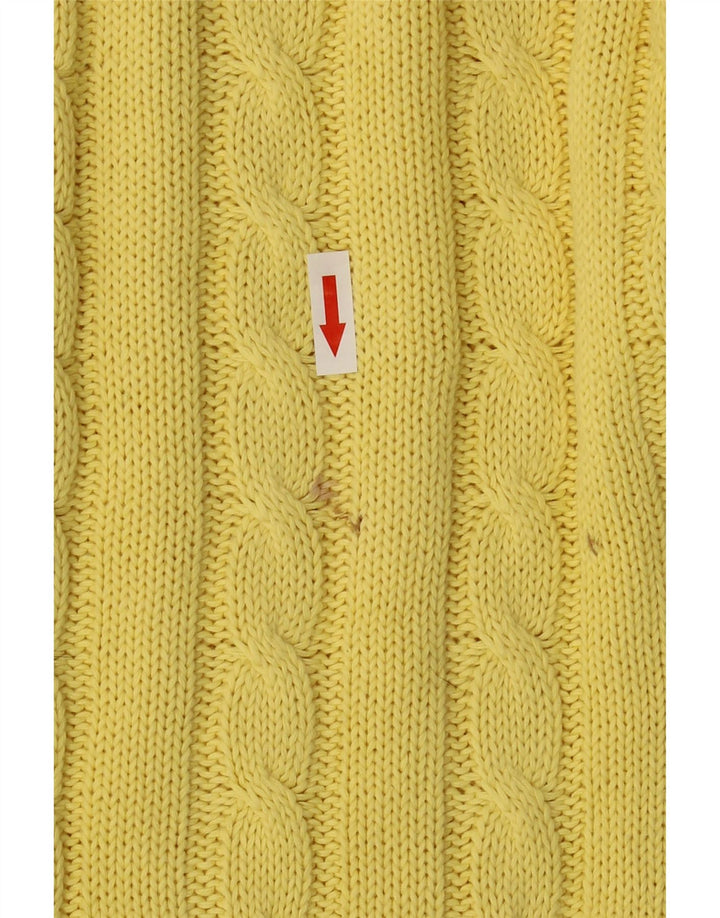 MARRONETTO Pull Col V Homme Jaune Moyen Coton