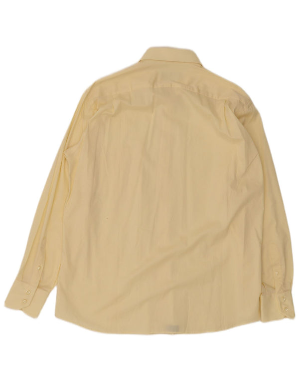 Carlo Pignatelli Chemise Homme Taille 43 17 XL Jaune Coton
