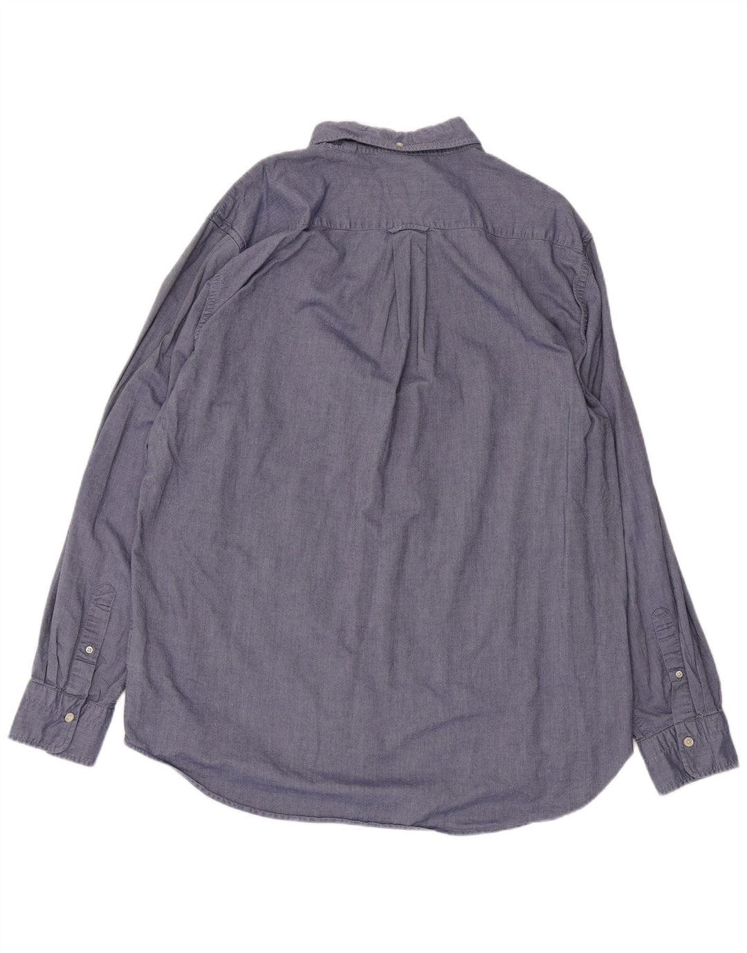 Gant Chemise Regular Fit Homme Taille 45/46 2XL Bleu Coton