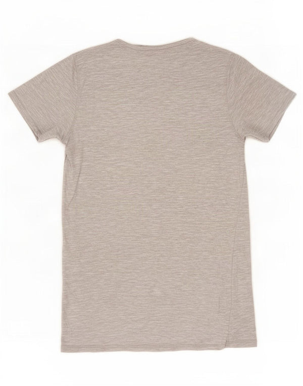 Jack & Jones T-shirt pour homme en coton à fines rayures gris