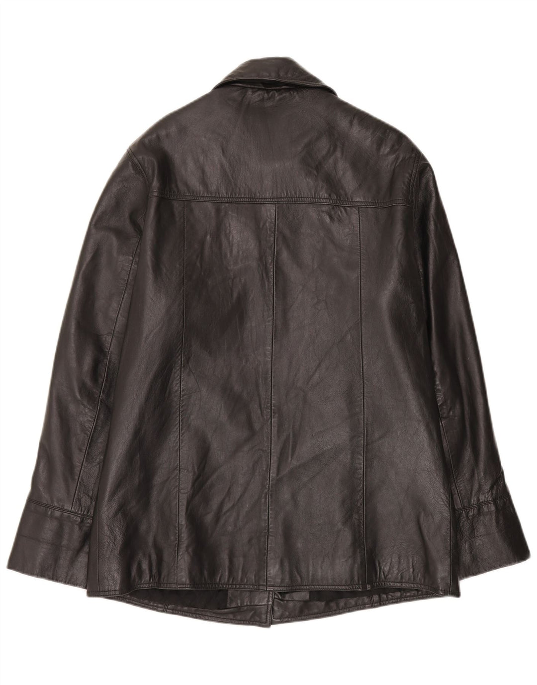 Conbipel Veste En Cuir Femme IT 45 Moyen Noir