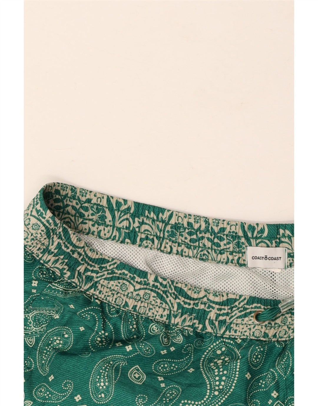 COAST Short de Bain Homme Grand Paisley Vert