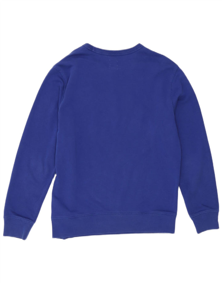 Gap Sweat-shirt graphique pour femme UK 10 Petit Bleu Coton