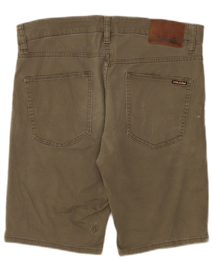 Volcom Short en jean Solver W30 Homme Kaki Moyen Coton