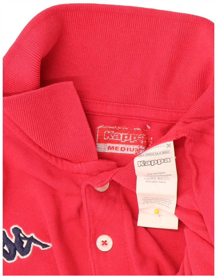 Kappa Polo Homme Rose Moyen Coton