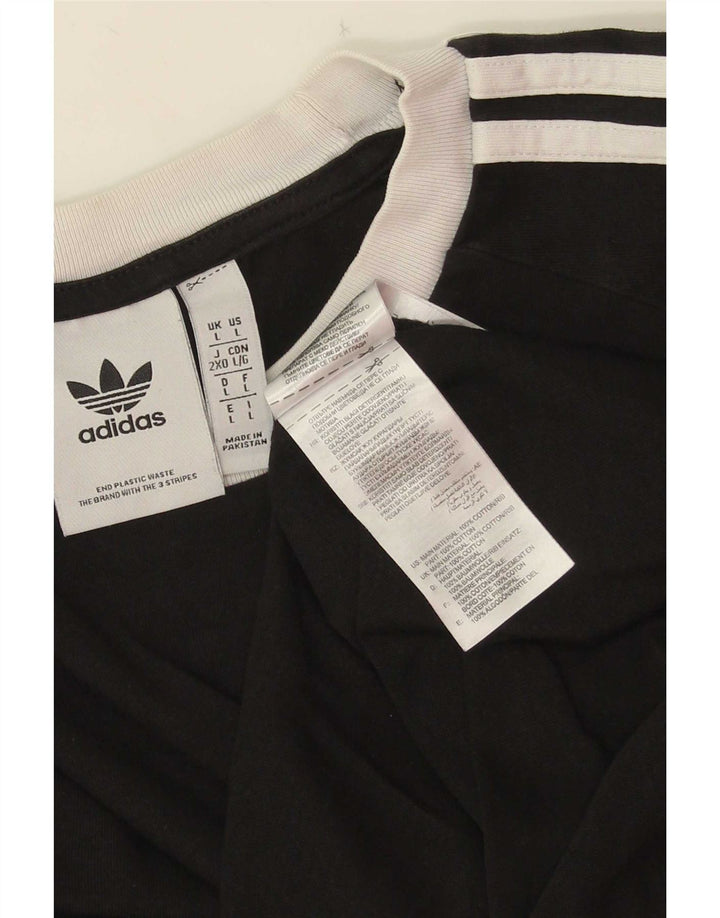 Adidas T-Shirt Homme Haut Grand Coton Noir