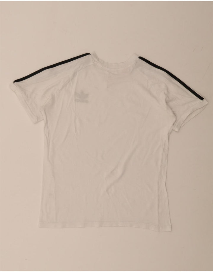Adidas T-shirt pour femme UK 12/14 Blanc moyen
