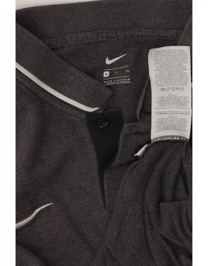 NIKE Polo Homme XL Gris Coton