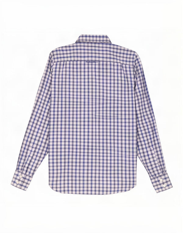 Superdry Chemise Homme Petit Carreau Bleu Coton