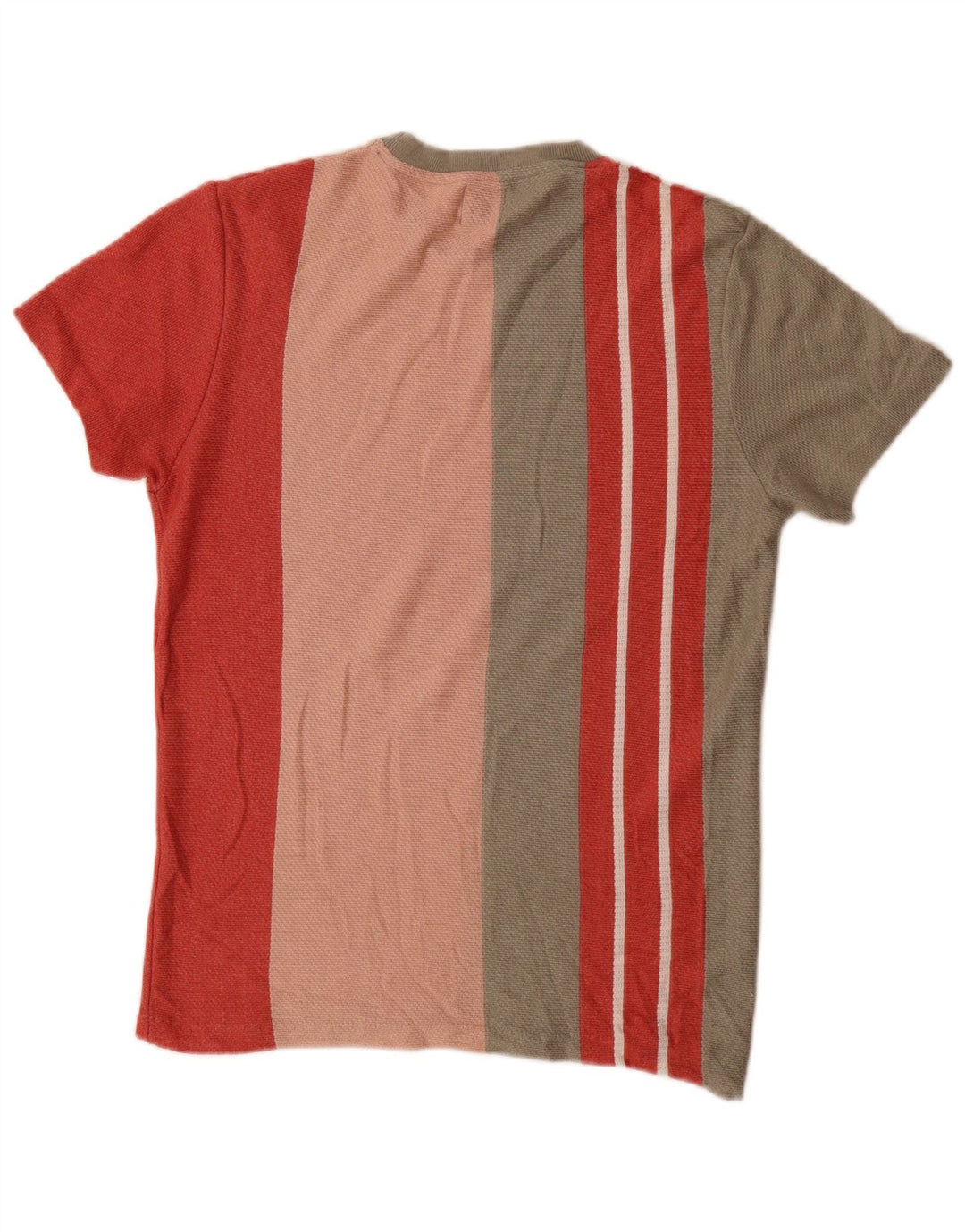 Zara Homme T-Shirt Top Medium Multicolore Rayé