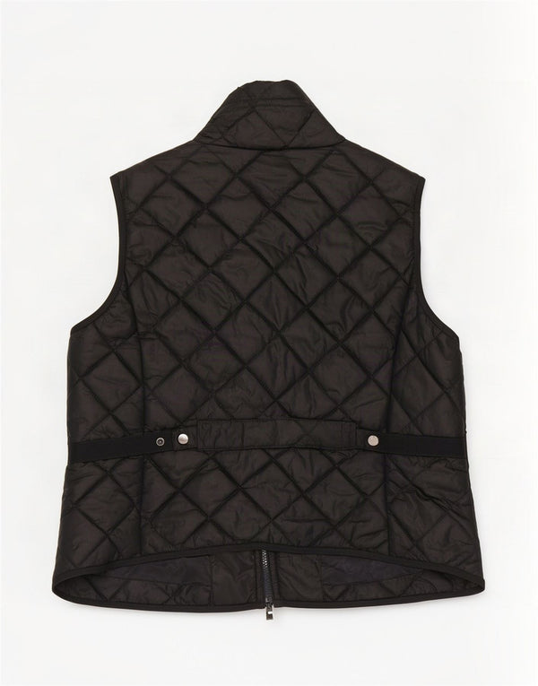 Esprit Gilet matelassé pour femme UK 14 Large Noir Polyester